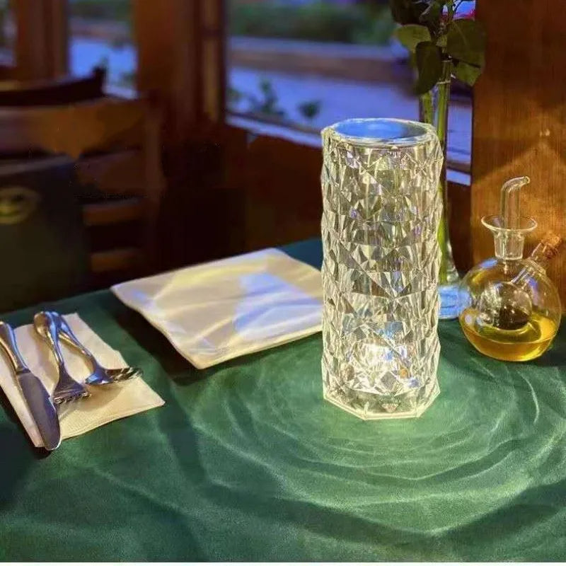 16 Color Crystal Table Lamp