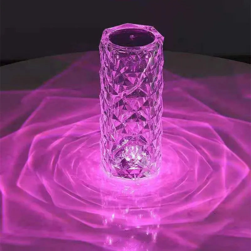 16 Color Crystal Table Lamp