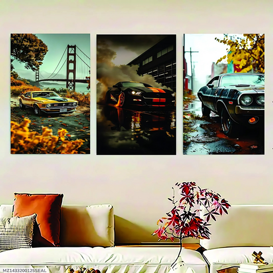 Multicolor Cars Art